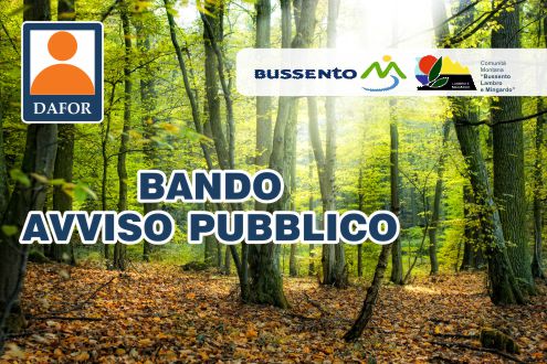 AVVISO PUBBLICO PER L'ISCRIZIONE AI CORSI DI FORMAZIONE PER OPERATORE IDRAULICO FORESTALE PROFESSIONALE