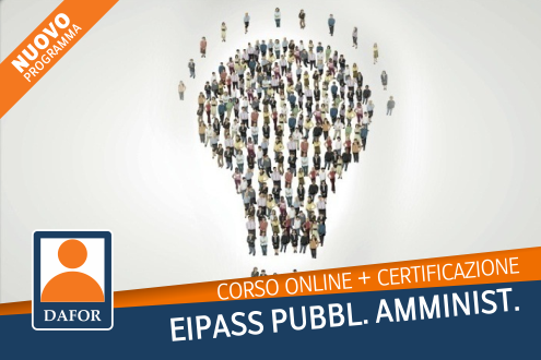 EIPASS Pubblica Amministrazione: Corso ONLINE e Certificazione
