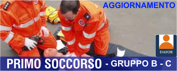Corso I° Socorso - Gruppo B - C - Aggiornamento
