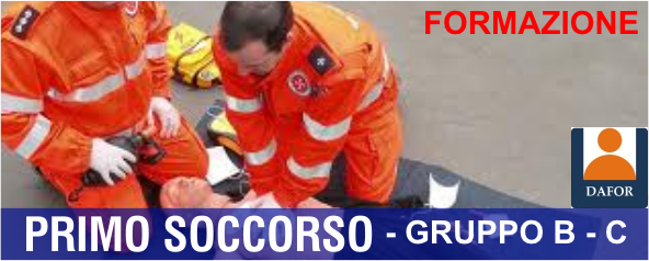Corso I° Socorso - Gruppo B - C - Formazione