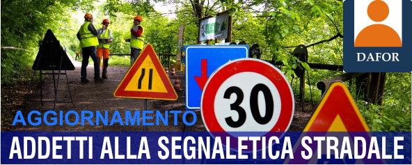 Aggiornamento addetti segnaletica stradale